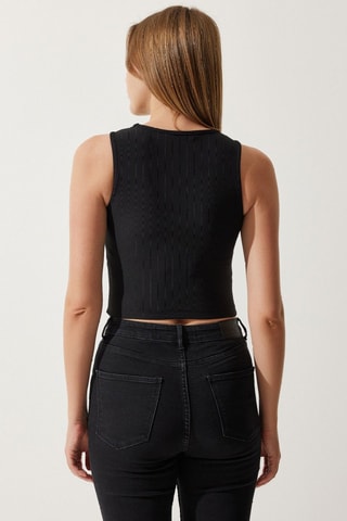 Crop top - Noir
