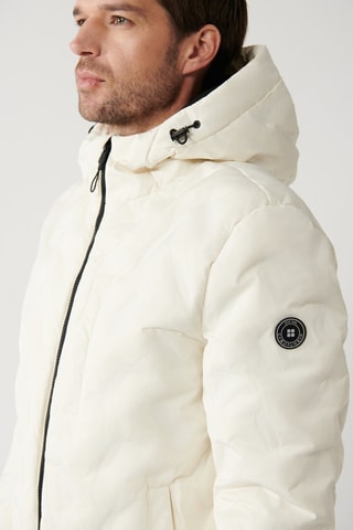 Doudoune à capuche - Blanc