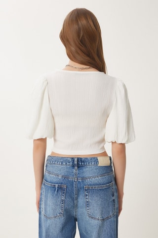 Crop top - Blanc