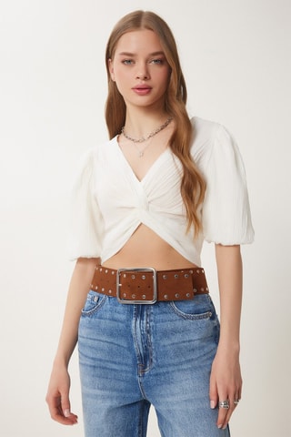 Crop top - Blanc
