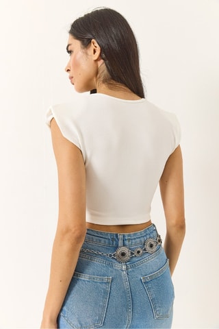 Crop top - Blanc