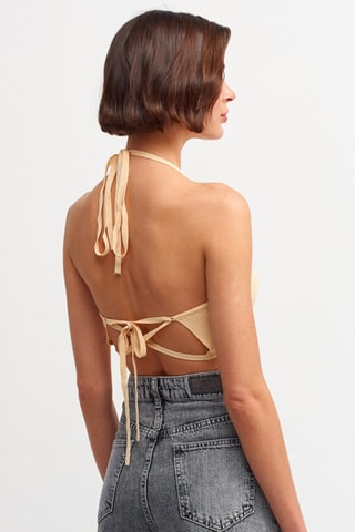 Crop top - Jaune