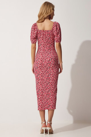 Robe fourreau - Rose