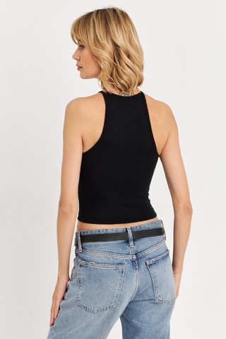 Crop top - Noir