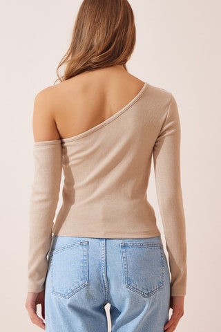 Top asymétrique - Rose