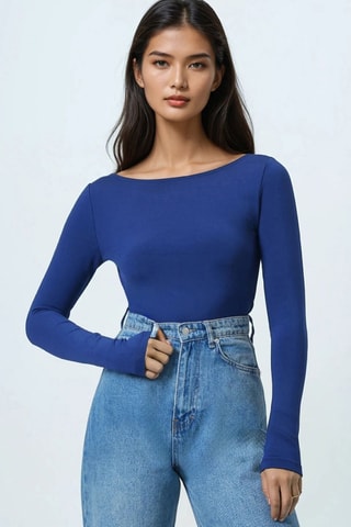 Top - Bleu