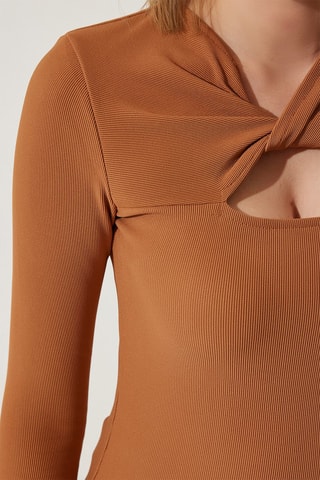 Top regular - Marron