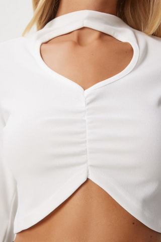 Crop top - Blanc