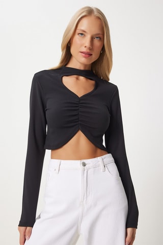 Crop top - Noir