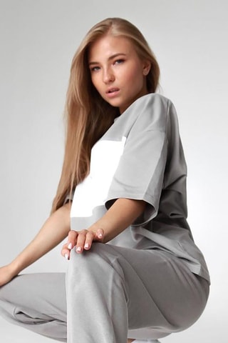 T-shirt regular - Gris