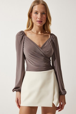 Top regular - Gris