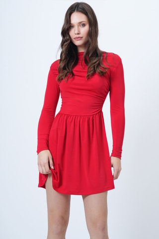 Robe regular - Rouge