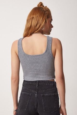 Crop top - Gris