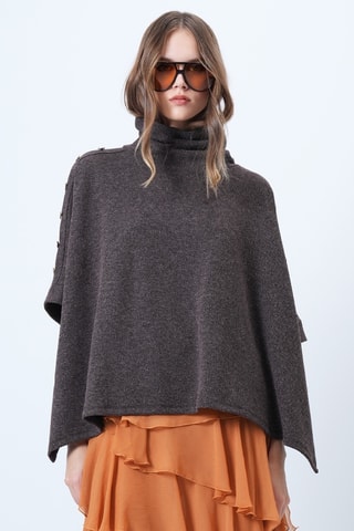 Poncho - Marron