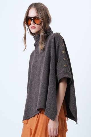Poncho - Marron