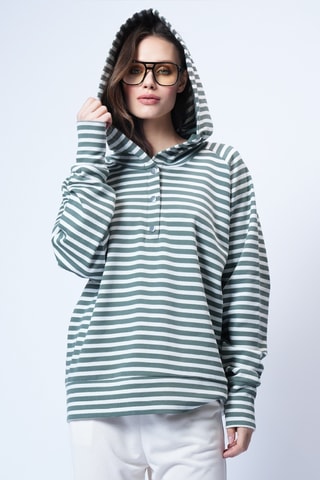 Sweat à capuche - Vert
