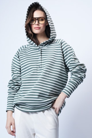Sweat à capuche - Vert