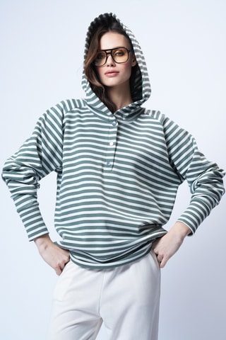 Sweat à capuche - Vert