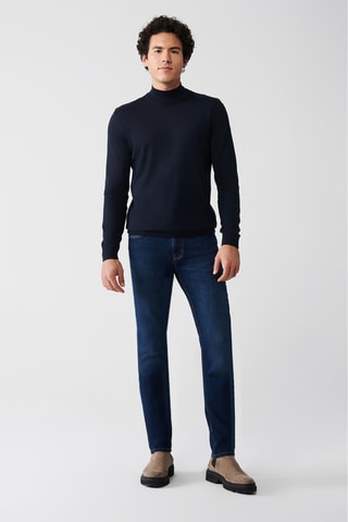 Pull en laine - Bleu