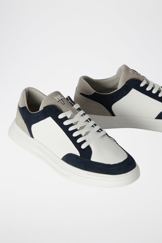 Sneakers en cuir - Blanc - Harmont & Blaine