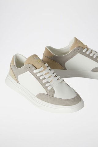 Sneakers en cuir - Blanc - Harmont & Blaine
