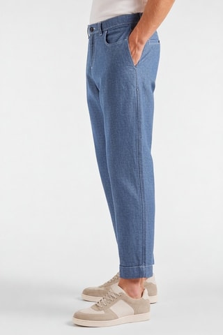 Pantalon carotte - Bleu - Harmont & Blaine