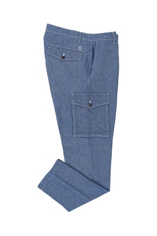 Pantalon cargo - Bleu - Harmont & Blaine