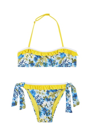 Maillot 2 pièces - Bleu et blanc - Sundek