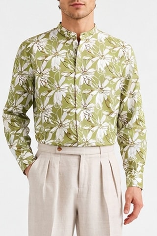 Chemise regular - Vert - Harmont & Blaine