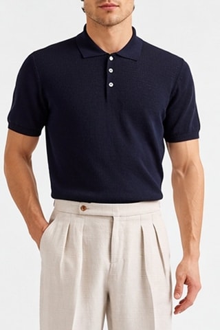 Polo - Bleu marine - Harmont & Blaine