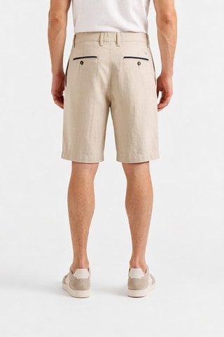 Short en lin - Beige - Harmont & Blaine