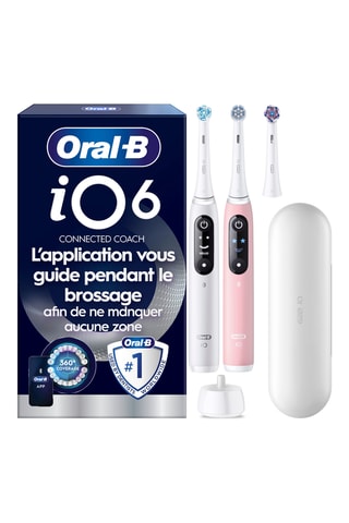 2 brosses à dents électriques iO6 Duo
