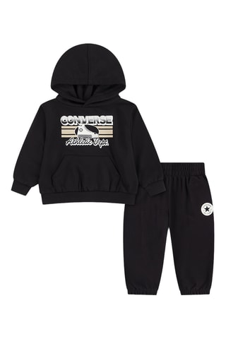 Sweat à capuche et jogging - Noir