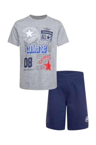 T-shirt et short - Bleu