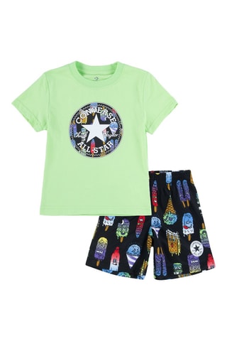 T-shirt et short - Noir et violet