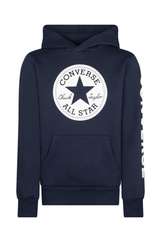 Sweat polaire à capuche - Bleu
