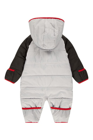 Combipilote à capuche - Noir, rouge et gris
