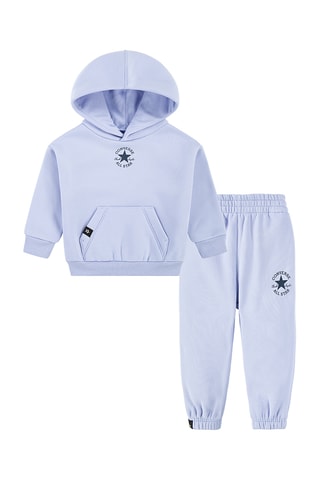Sweat et pantalon - Bleu, jaune et rose