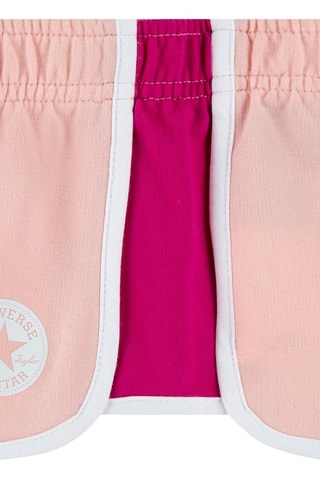 T-shirt et short - Blanc, violet et rose