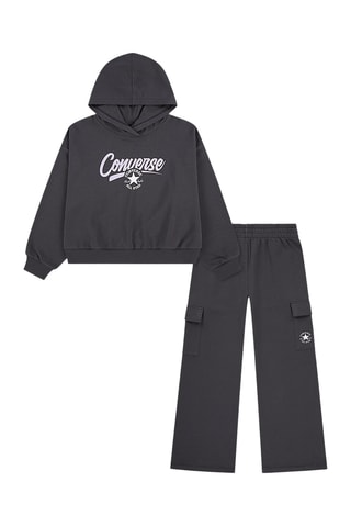 Sweat à capuche et jogging - Marron