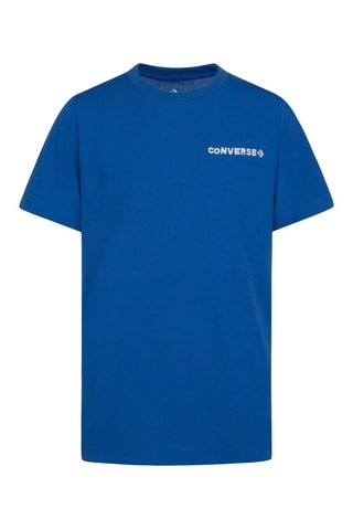 T-shirt - Blanc et bleu