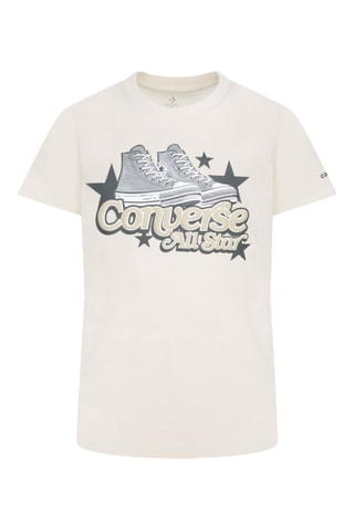 T-shirt - Blanc et bleu