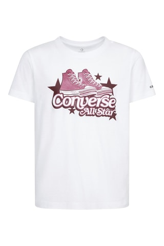 T-shirt - Blanc et rose