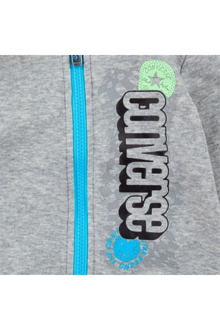 Sweat à capuche et jogging - Noir, bleu et gris