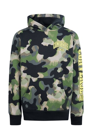 Sweat à capuche - Noir et vert