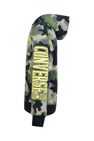 Sweat à capuche - Noir et vert