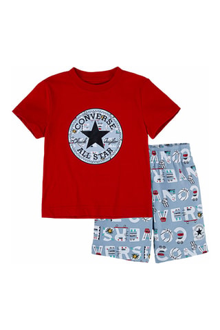 T-shirt et short - Rouge et gris