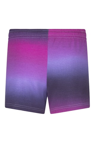 Short dip and dye taille haute - Blanc, rose et violet