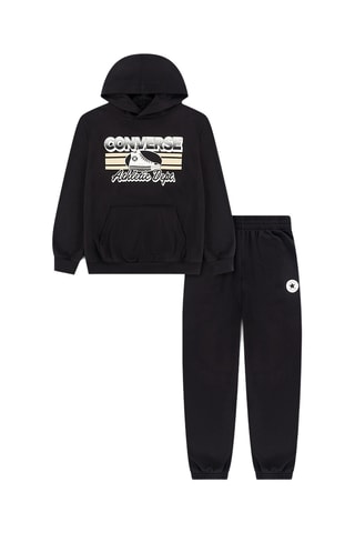 Sweat à capuche et jogging - Noir