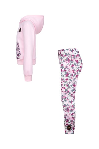 Sweat à capuche et legging - Rose